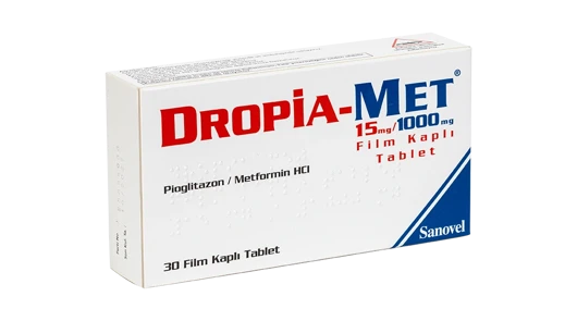 Dropia-Met 15 mg/1000 mg