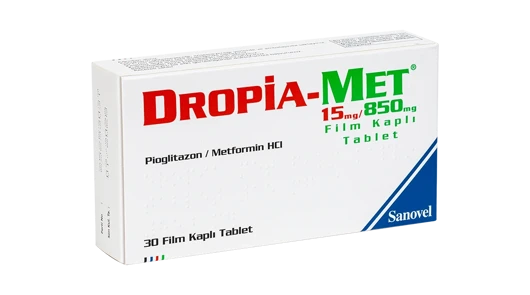 Dropia-Met 15 mg/850 mg